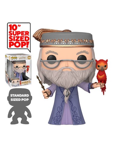 Figura Funko POP Harry Potter Dumbledore with Fawkes 10"