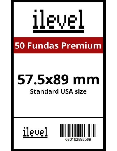 Fundas para cartas 57.5x89 mm Premium