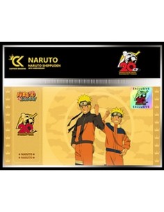 Golden Ticket Naruto Shipudden Exclusivo 20 aniversario Kakashi