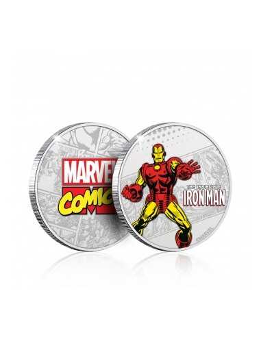Moneda de plata .999 Marvel Ironman