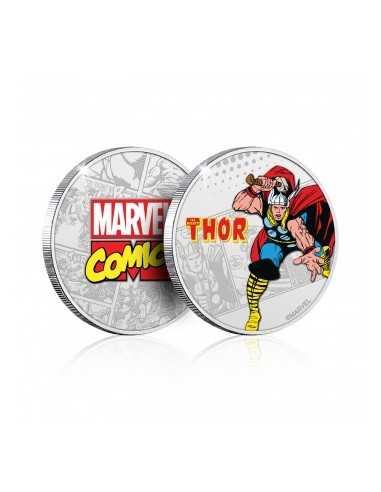 Moneda de plata .999 Marvel Thor