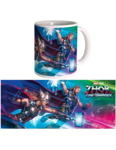 Taza Thor: Love and Thunder Mighty and Worthy